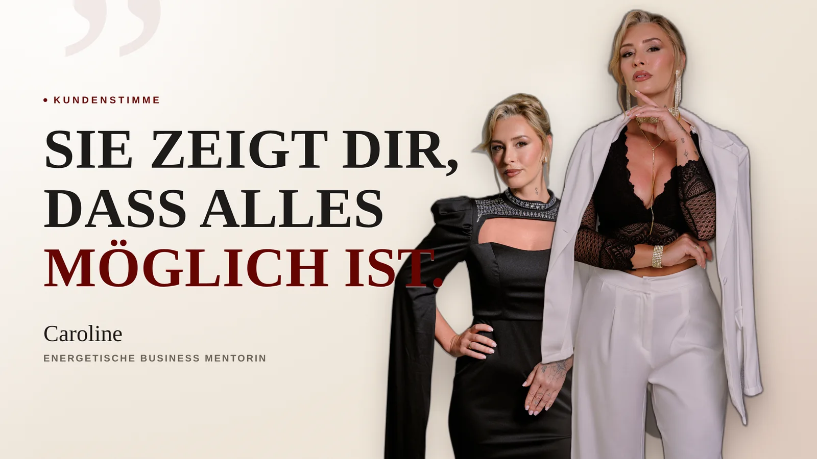 Caroline, Energetische Business Mentorin